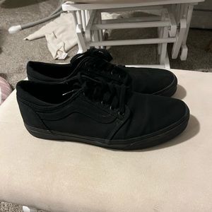 All black Vans size 10.5.